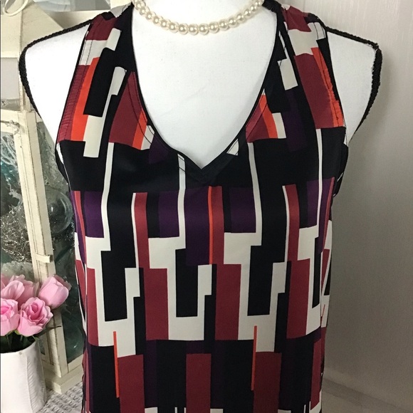 ALICE BLUE exclusively for STITCH FIX Satin Sleeveless Top Size SMALL - Picture 2 of 8